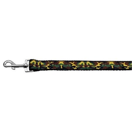 UNCONDITIONAL LOVE Green Camo Nylon Ribbon Dog Collars 1 wide 4ft Leash UN915847